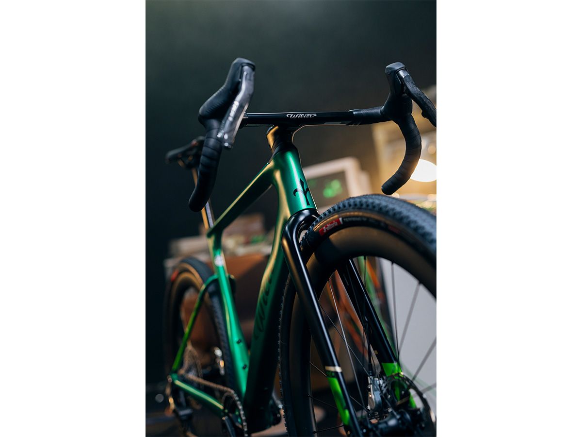 Wilier Triestina RAVE SLR ID2 競速礫石車 車架組 / 像素綠 XS