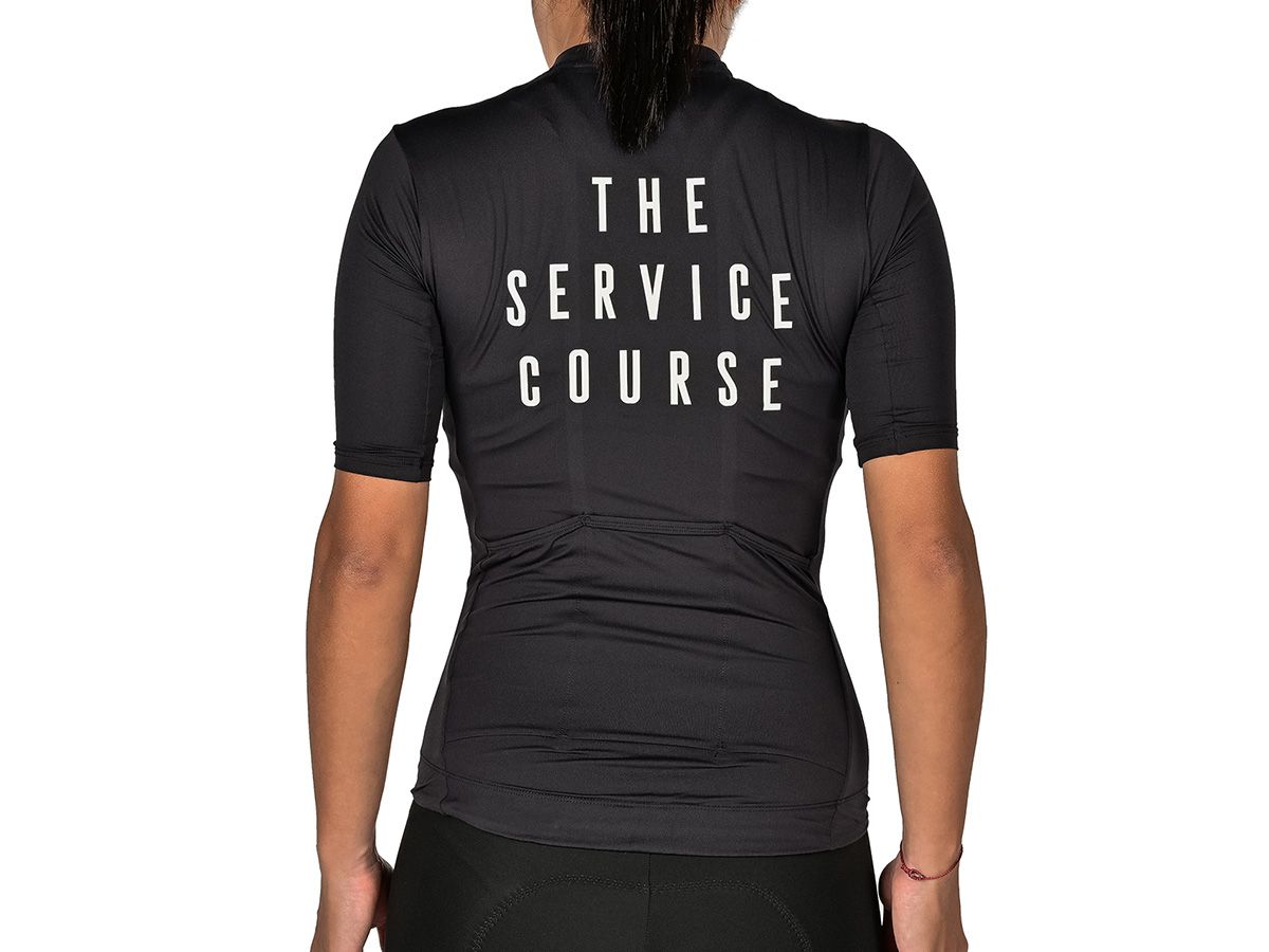 The Service Course Women's Short Sleeve Jersey 女款短袖車衣 - 黑色