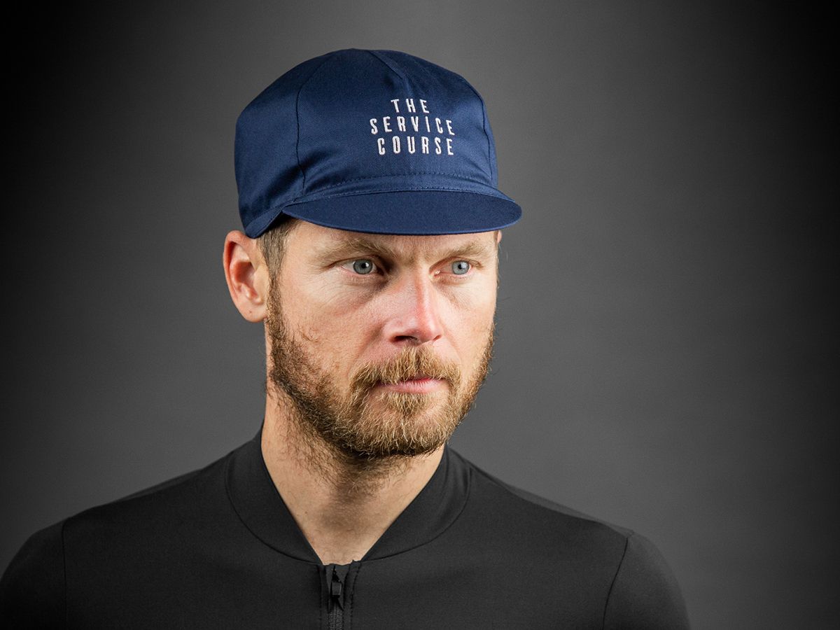The Service Course Cycling Cap Blue