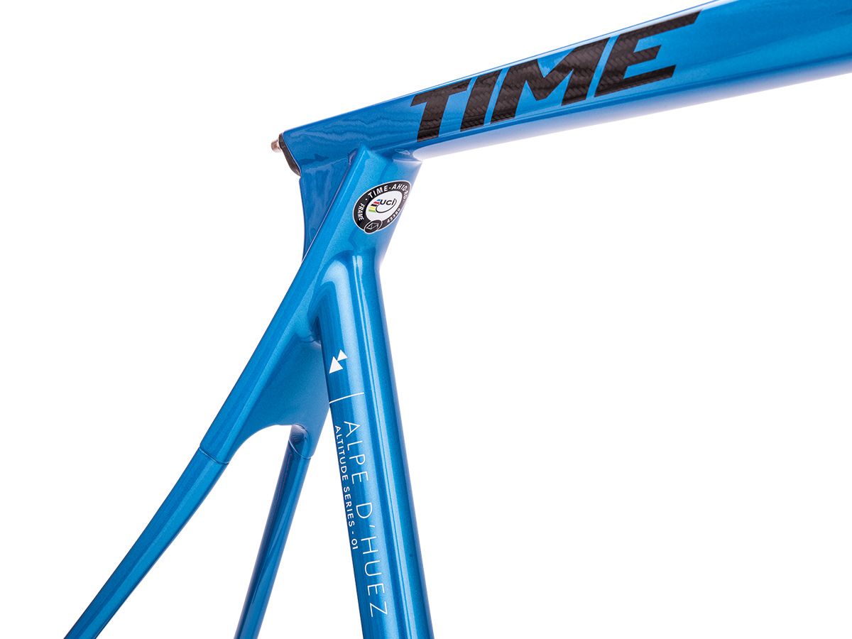 TIME Alpe d'Huez 01 - Gloss Blue -  SRAM RIVAL ETAP AXS 2x12