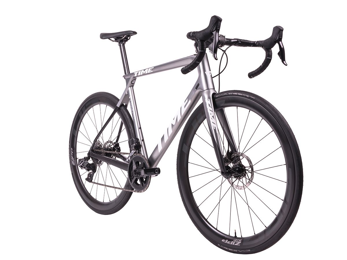 TIME Alpe d'Huez 01 爬坡車 - Matte Silver/跑車銀 - SRAM FORCE ETAP AXS 2x12 - XXS