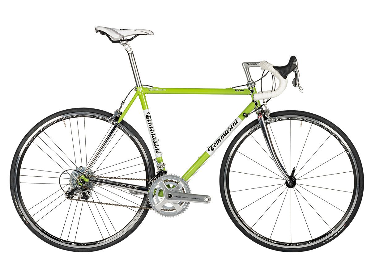 Tommasini TECNO 經典鋼管車 - Matcha Green/抹茶綠 - CAMPAGNOLO CENTAUR 2x12 / 48cm