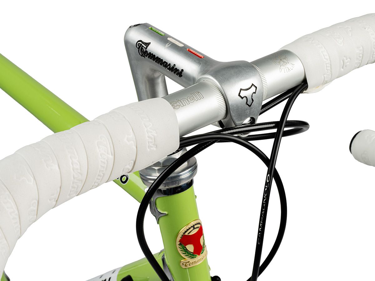 Tommasini TECNO 經典鋼管車 - Matcha Green/抹茶綠 - CAMPAGNOLO CENTAUR 2x12 / 48cm