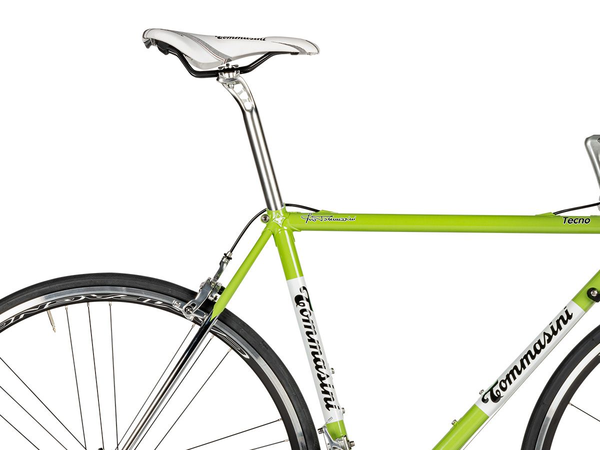 Tommasini TECNO 經典鋼管車 - Matcha Green/抹茶綠 - CAMPAGNOLO CENTAUR 2x12 / 55cm
