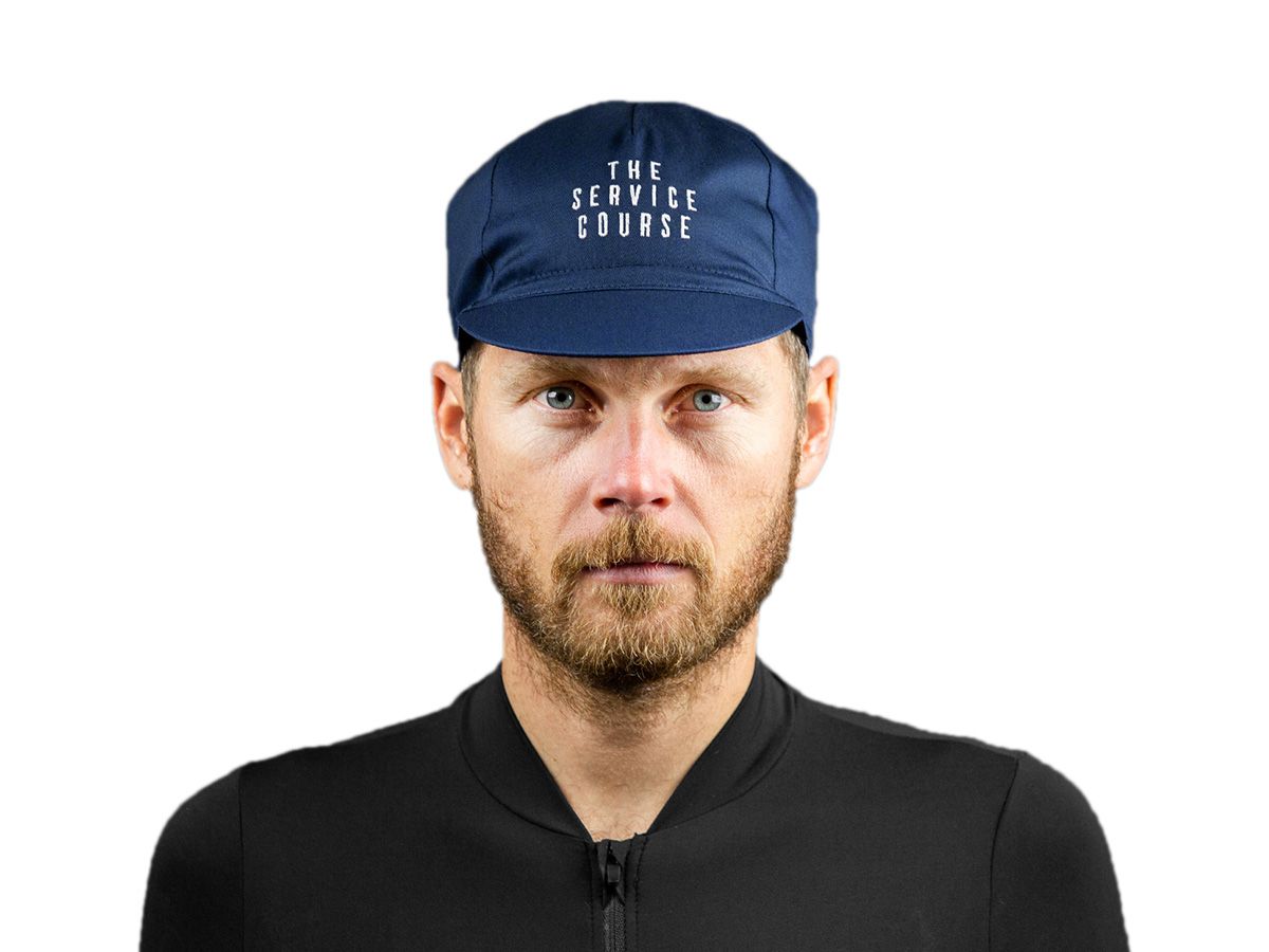 The Service Course Cycling Cap Blue