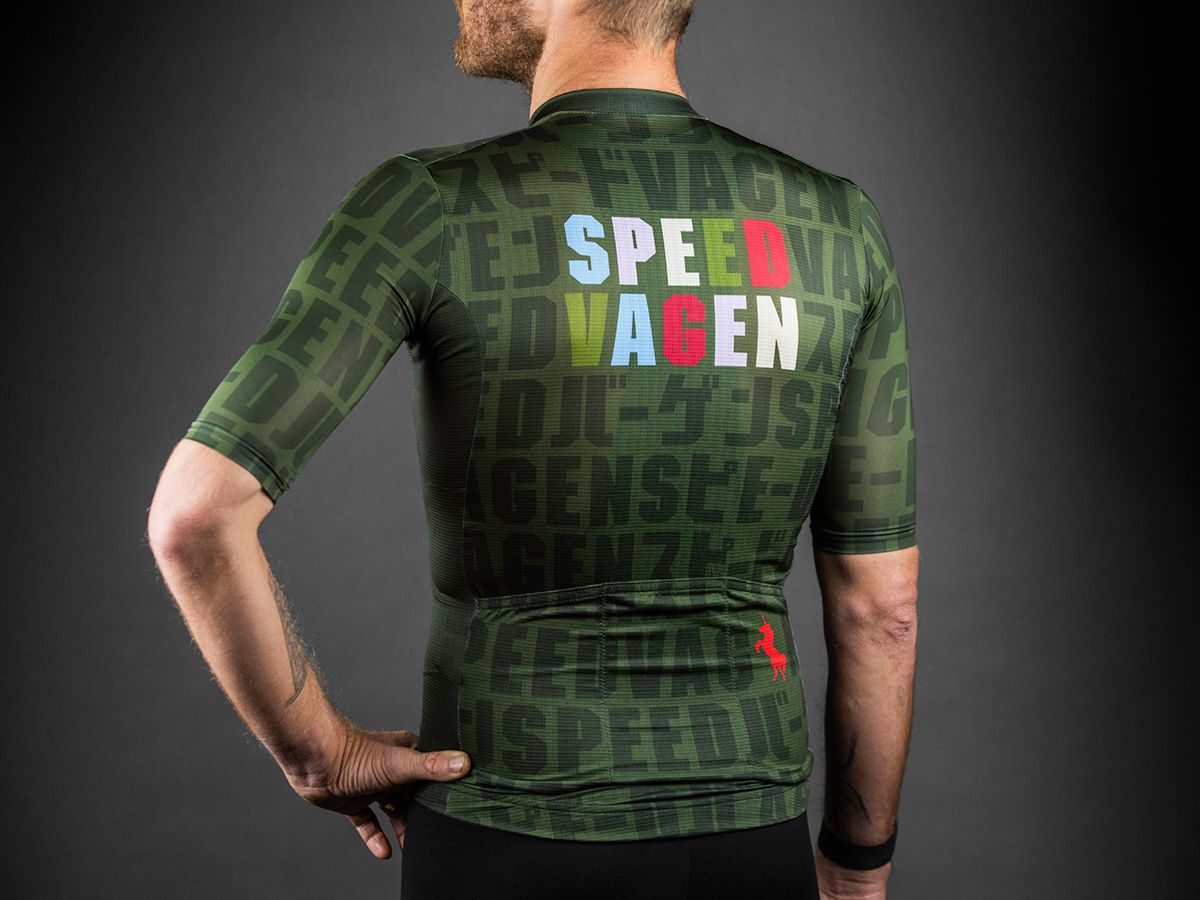 The Service Course / Speedvagen Race Jersey 競賽車衣 男款 軍綠色