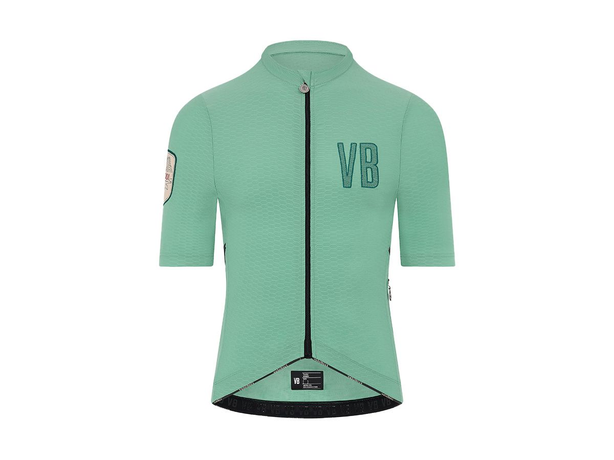 VB Pordoi Women's Jersey 女款車衣 - 青草藍