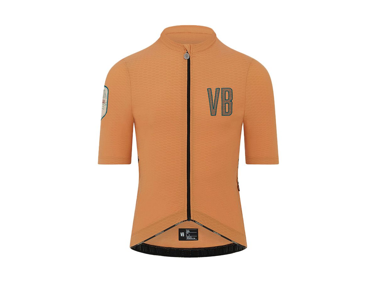 VB Pordoi Women's Jersey 女款車衣 - 焦糖黃