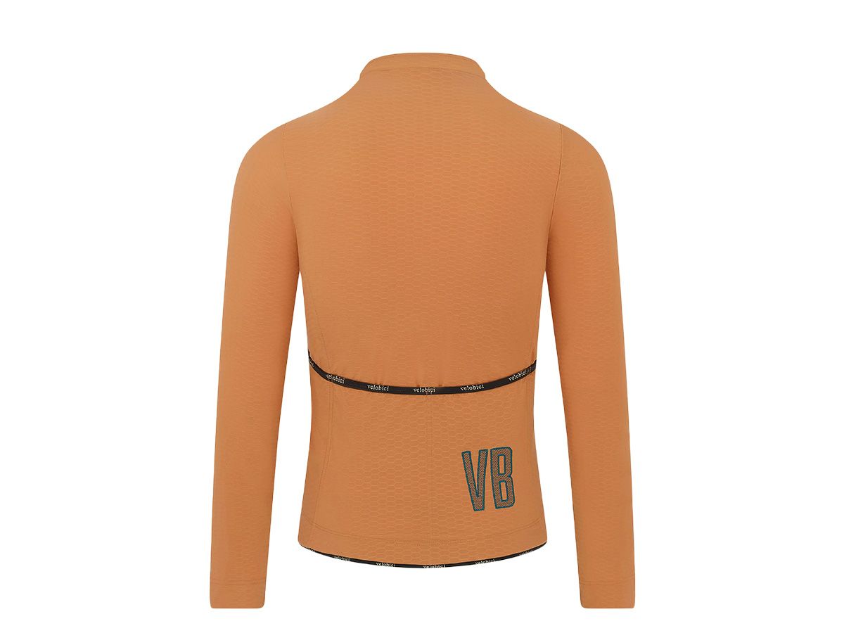 VB Pordoi Women's LS Jersey 女款長袖車衣 - 焦糖黃