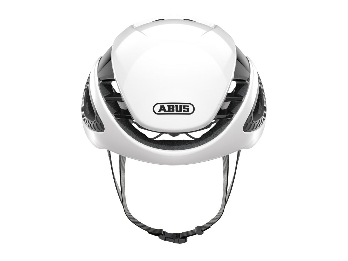 ABUS GAMECHANGER 空力安全帽 亮白/紅 M