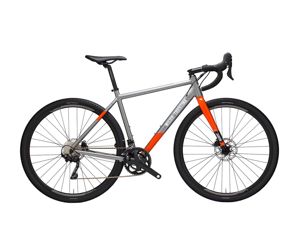Wilier Triestina JAREEN 礫石車 SHIMANO GRX 2X10/ WILIER TRIESTINA DD28 鋁合金輪組 消光銀/橘