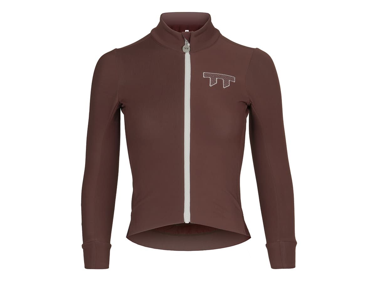 e Line Women's Classic Thermal Ls Jersey 女款經典保暖長袖車衣 / 栗紅色 S