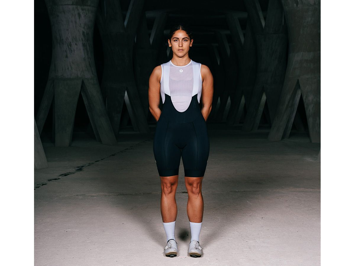 The Service Course Women's Engineered Bib Shorts 女款連身車褲 - 黑色