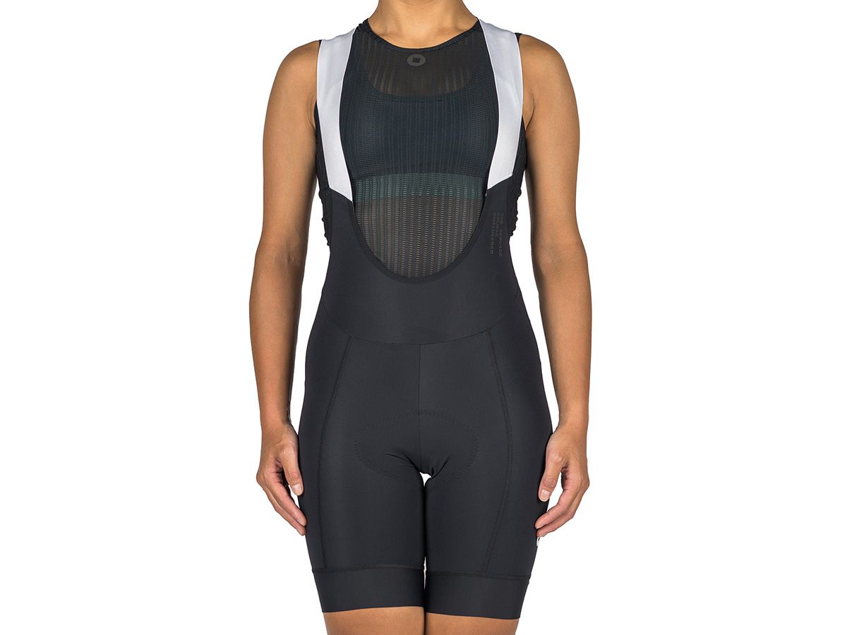 The Service Course Women's Engineered Bib Shorts 女款連身車褲 - 黑色