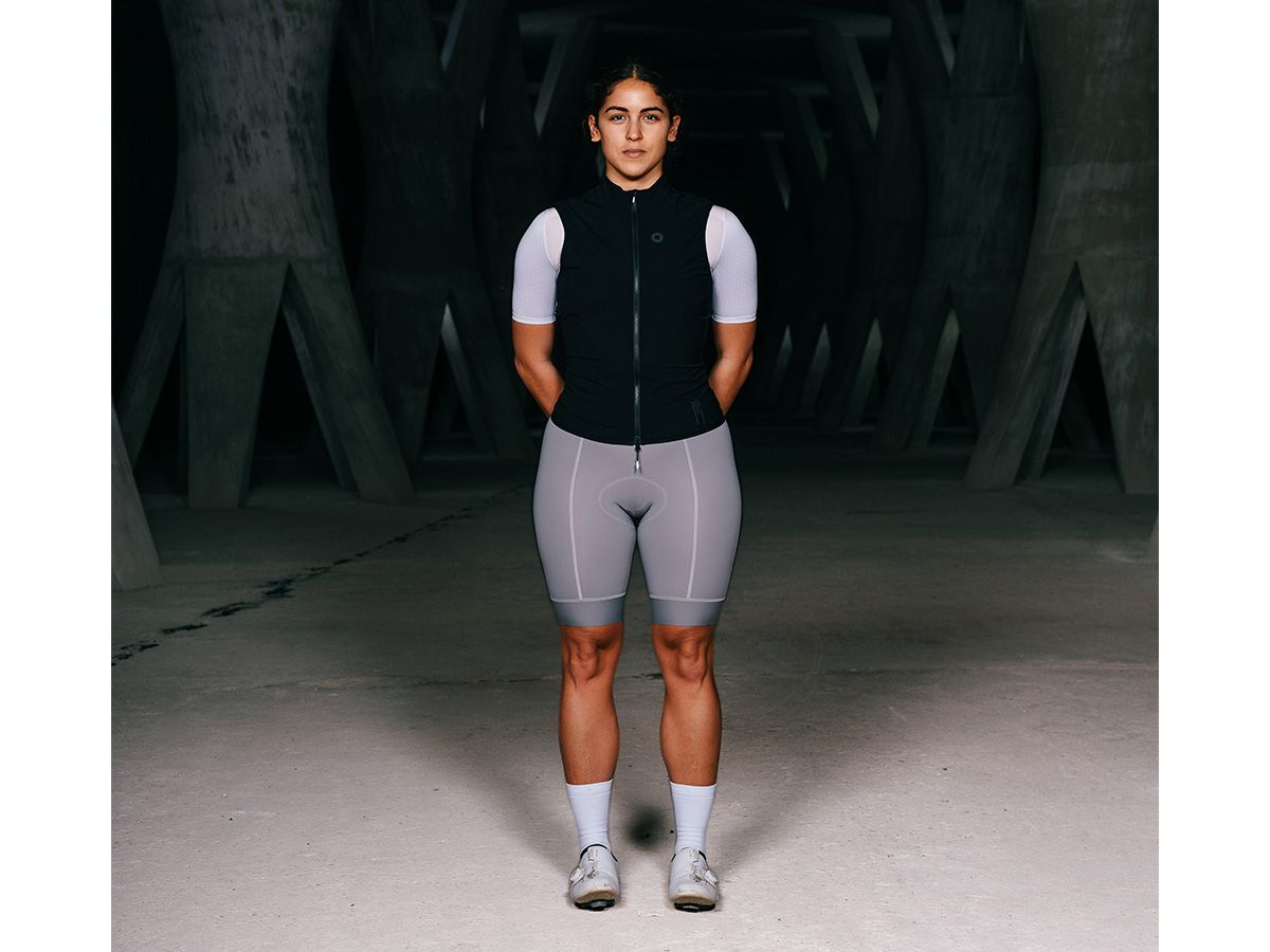 The Service Course Women's Engineered Bib Shorts 女款連身車褲 - 灰色