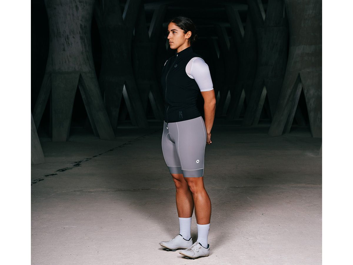 The Service Course Women's Engineered Bib Shorts 女款連身車褲 - 灰色 M