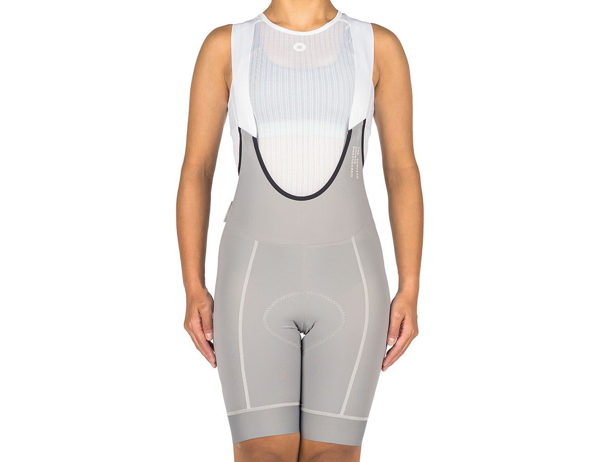 The Service Course Women's Engineered Bib Shorts 女款連身車褲 - 灰色