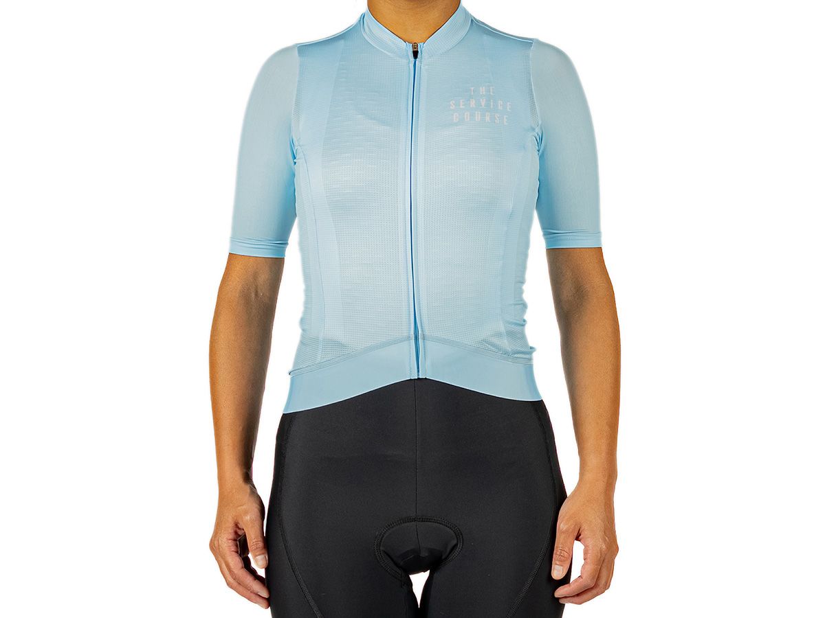 The Service Course Women's Short Sleeve Jersey 女款短袖車衣 - 天空藍 S