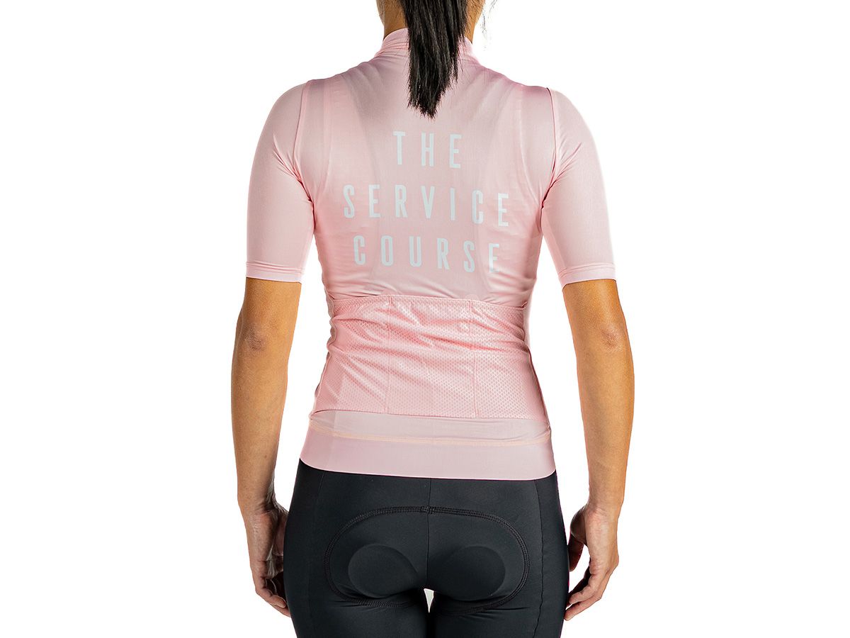 The Service Course Women's Short Sleeve Jersey 女款短袖車衣 - 櫻花粉 S