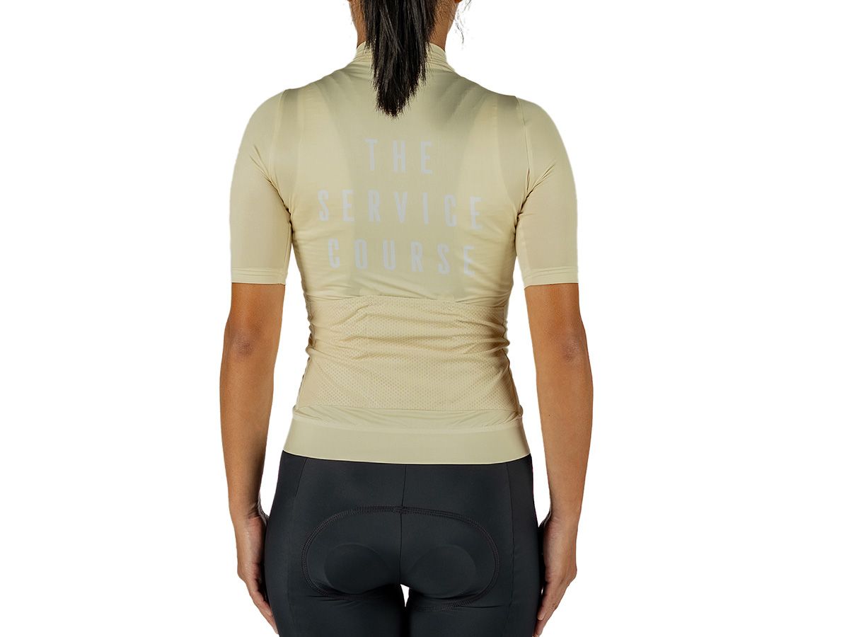 The Service Course Women's Short Sleeve Jersey 女款短袖車衣 - 香草黃 M