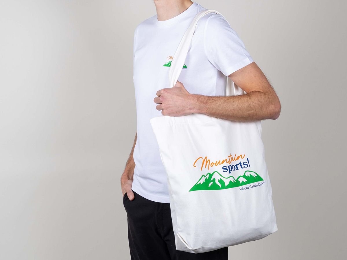 The Service Course Woods Cardio Club Mountain Sports Tote Bag
