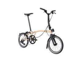 Brompton P Line Dune Sand - 4 speed with Mid handlebar