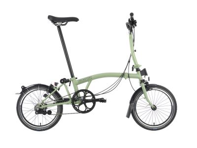 Brompton C Line - 2024 抹茶綠 - M把 6速 附前後燈 以及附有後貨架