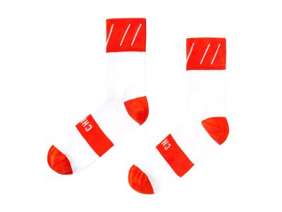CHPT3 Stripes Road Socks Fire Red/White