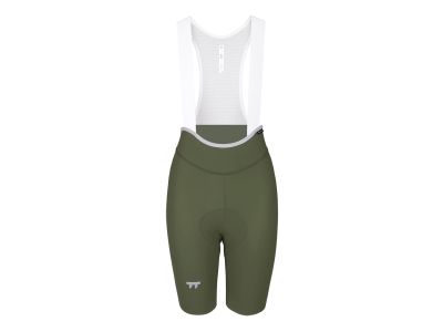 a Line Women's Lightweight Bib Shorts 女款輕量車褲 / 青銅綠