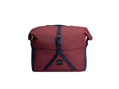 Brompton Rolltop Bag L + Frame Plum Red