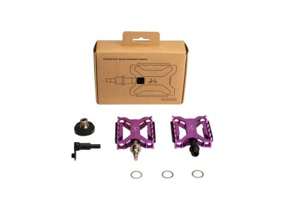 Brompton Superlight Quick Release Pedals Purple